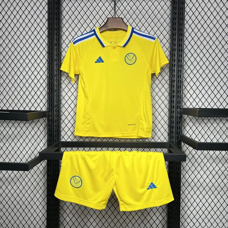 Leeds United Football Jersey Away Kids Kit Jersey+Shorts 2024/25