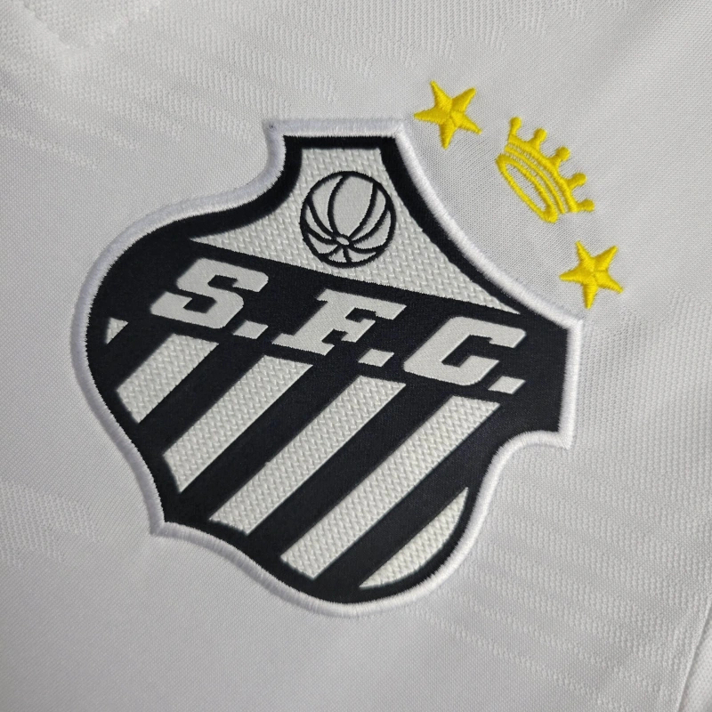 Santos FC Soccer Jersey Home Custom Shirt 2024 - Image 5