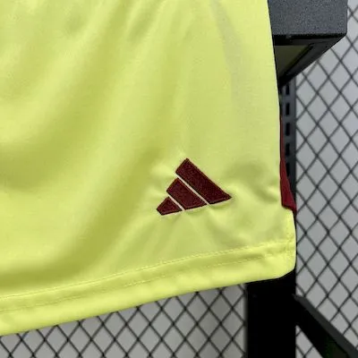 Real Madrid Soccer Jersey Yellow Goalkeeper Kids Kit Jersey+Shorts 2025/26 - Image 4