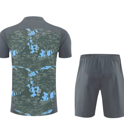 Alternative view of Manchester City Training Jersey Kit Gray 2025/26