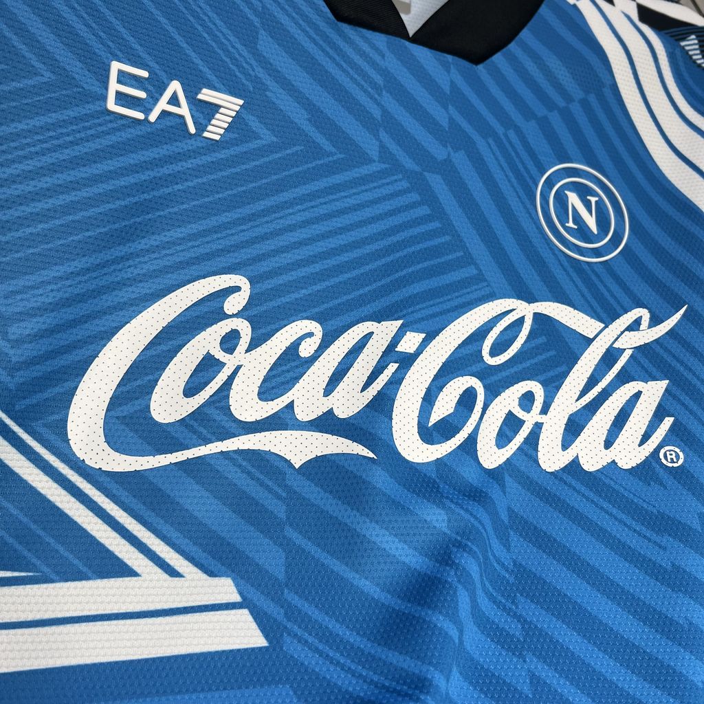 Napoli Soccer Jersey Pre-Match Custom Shirt 2024/25 - Image 5
