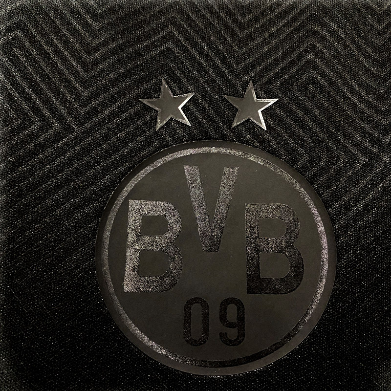 Borussia Dortmund Retro Jersey Black Soccer Shirt 2019/20 - Image 5