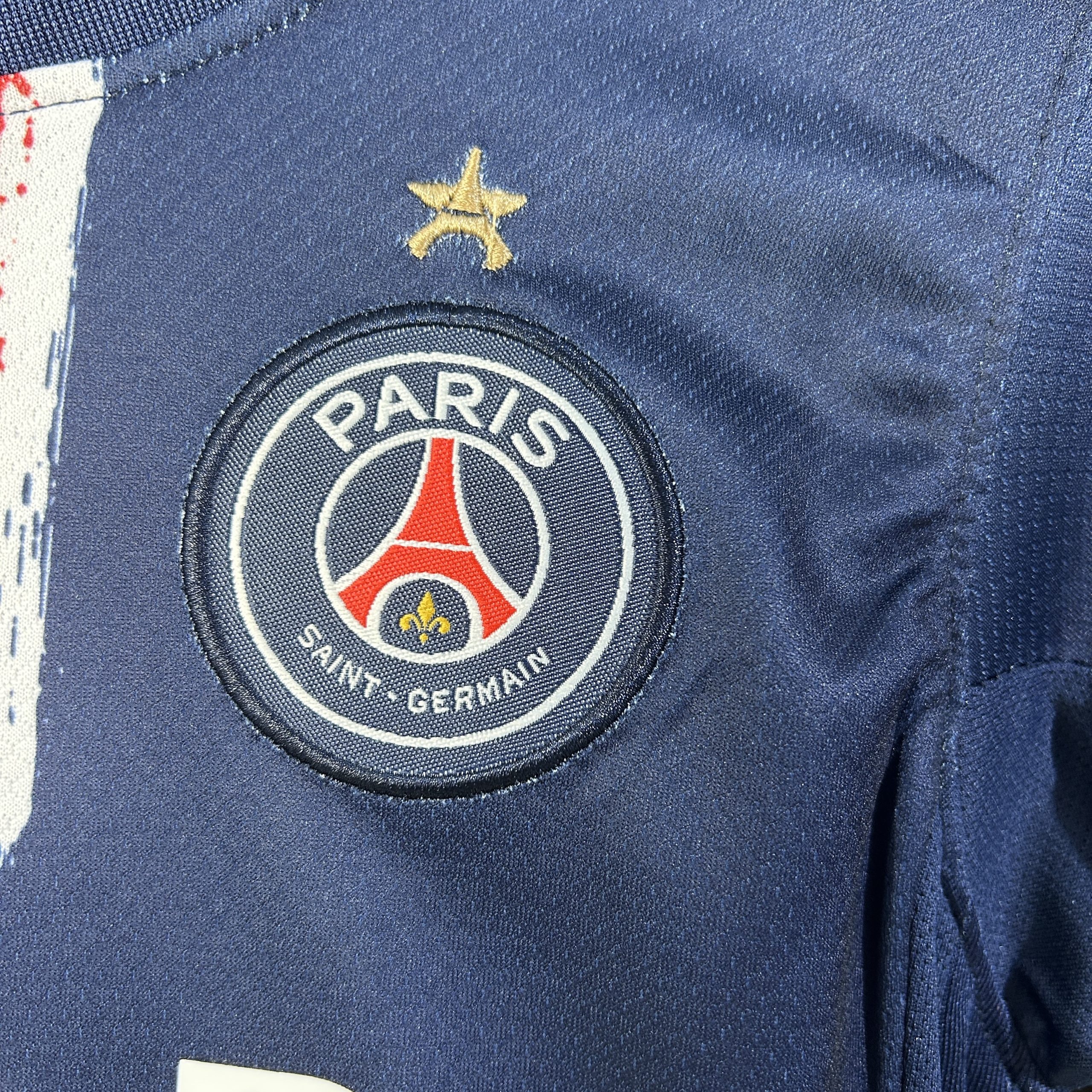 PSG Soccer Jersey Home x Champions of Europe Kids Kit Jersey+Shorts 2024/25 - Image 4