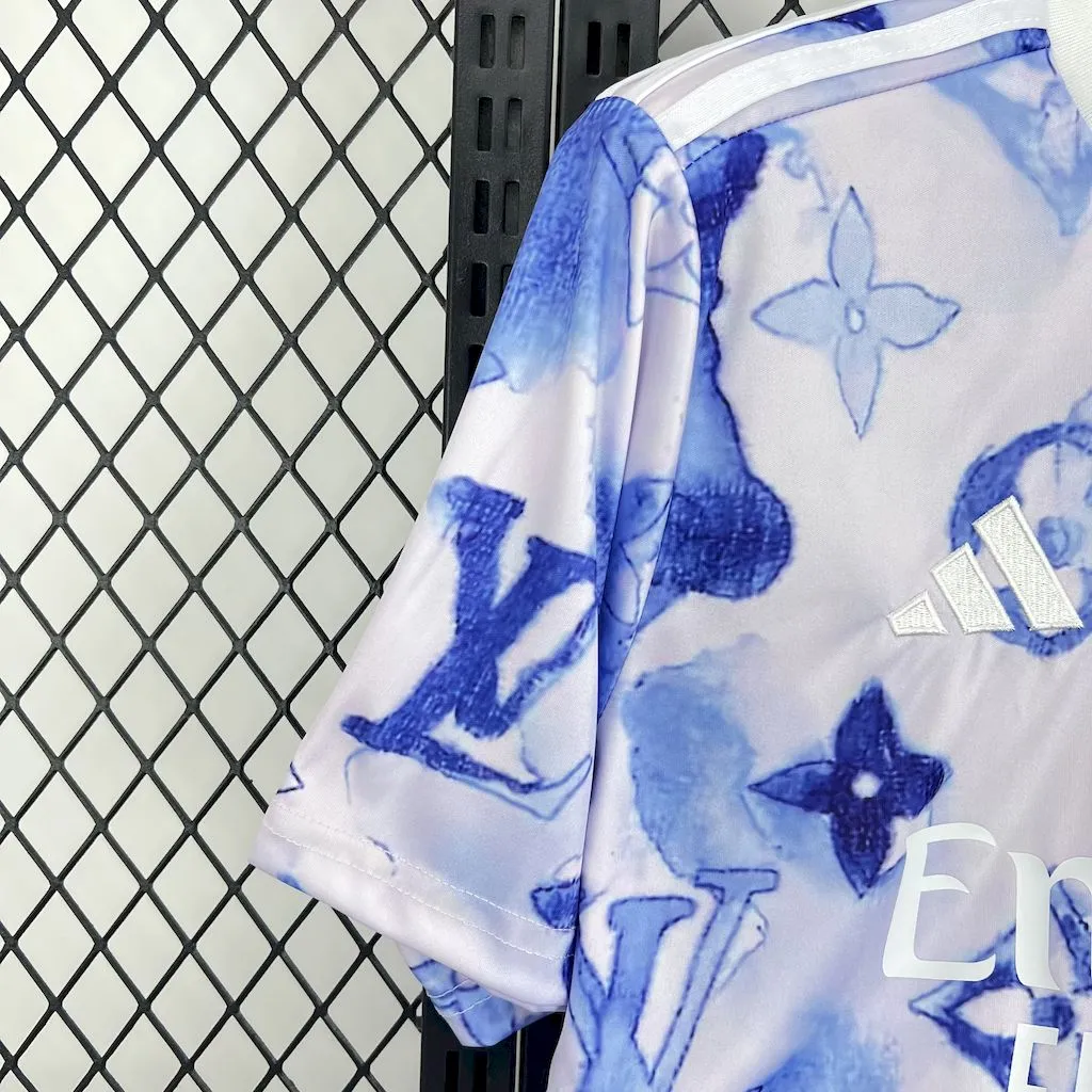 Real Madrid Soccer Jersey LV Joint Special Edition Custom Shirt 2025/26 - Image 3