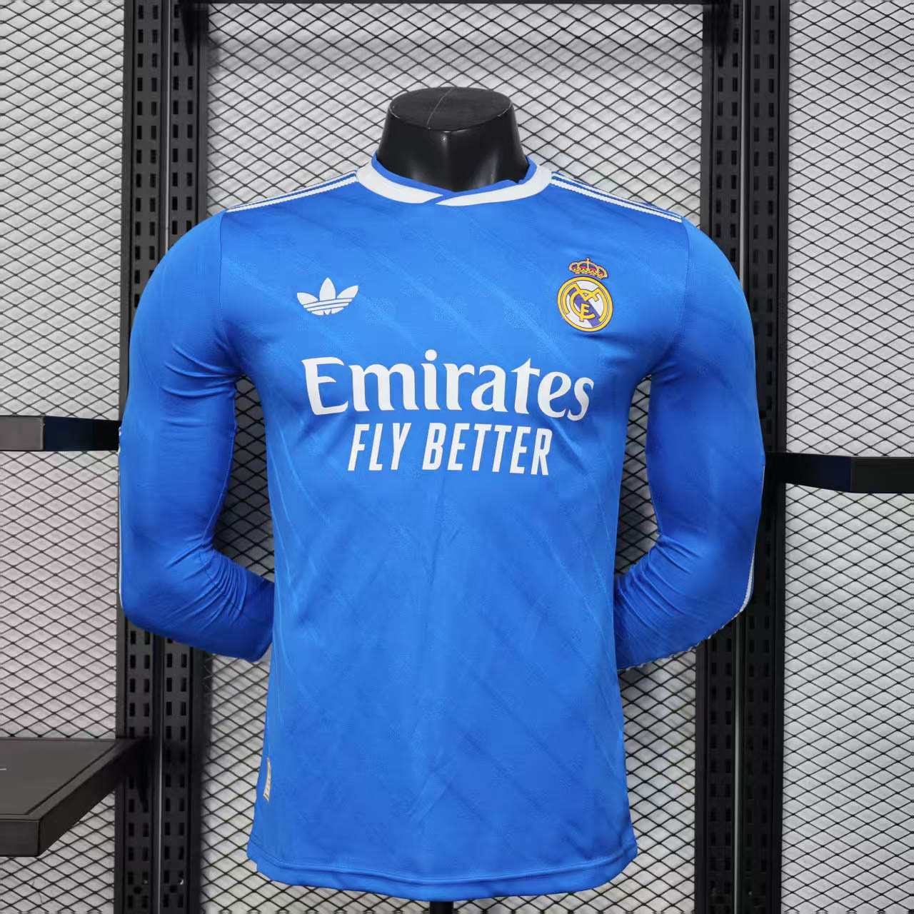 Real Madrid Soccer Jersey Third Away Long Sleeve Shirt 2025/26