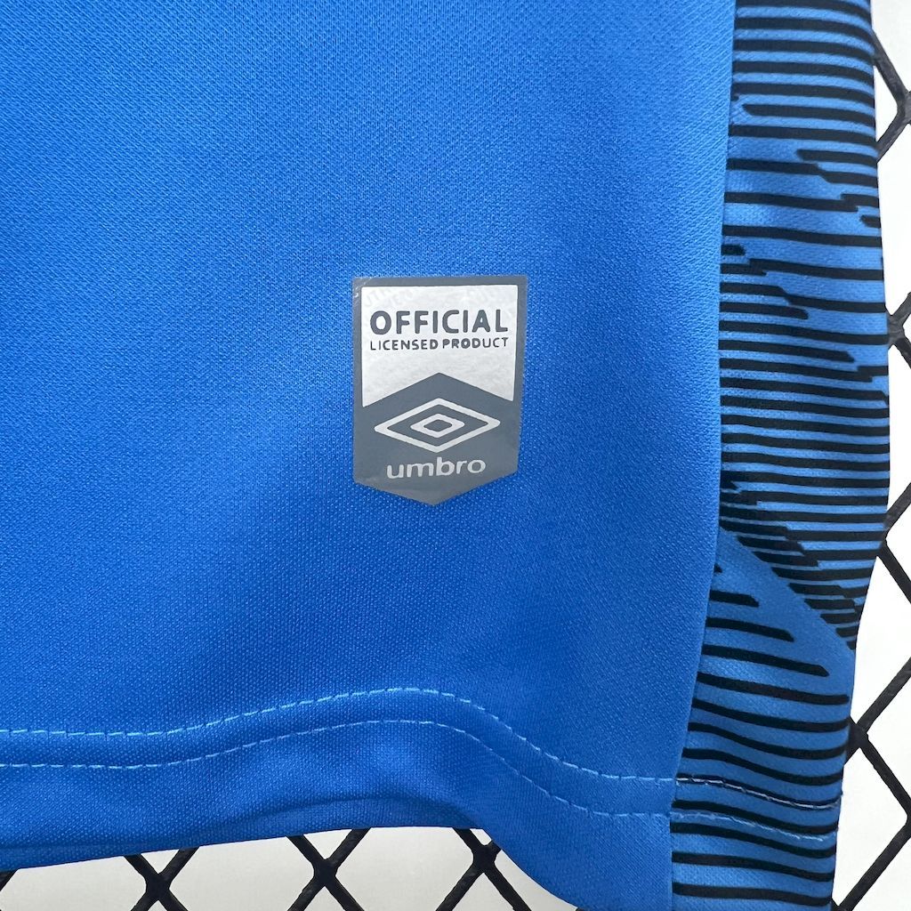 Santos FC Soccer Jersey Blue Goalkeeper Custom Shirt 2025 - Image 6