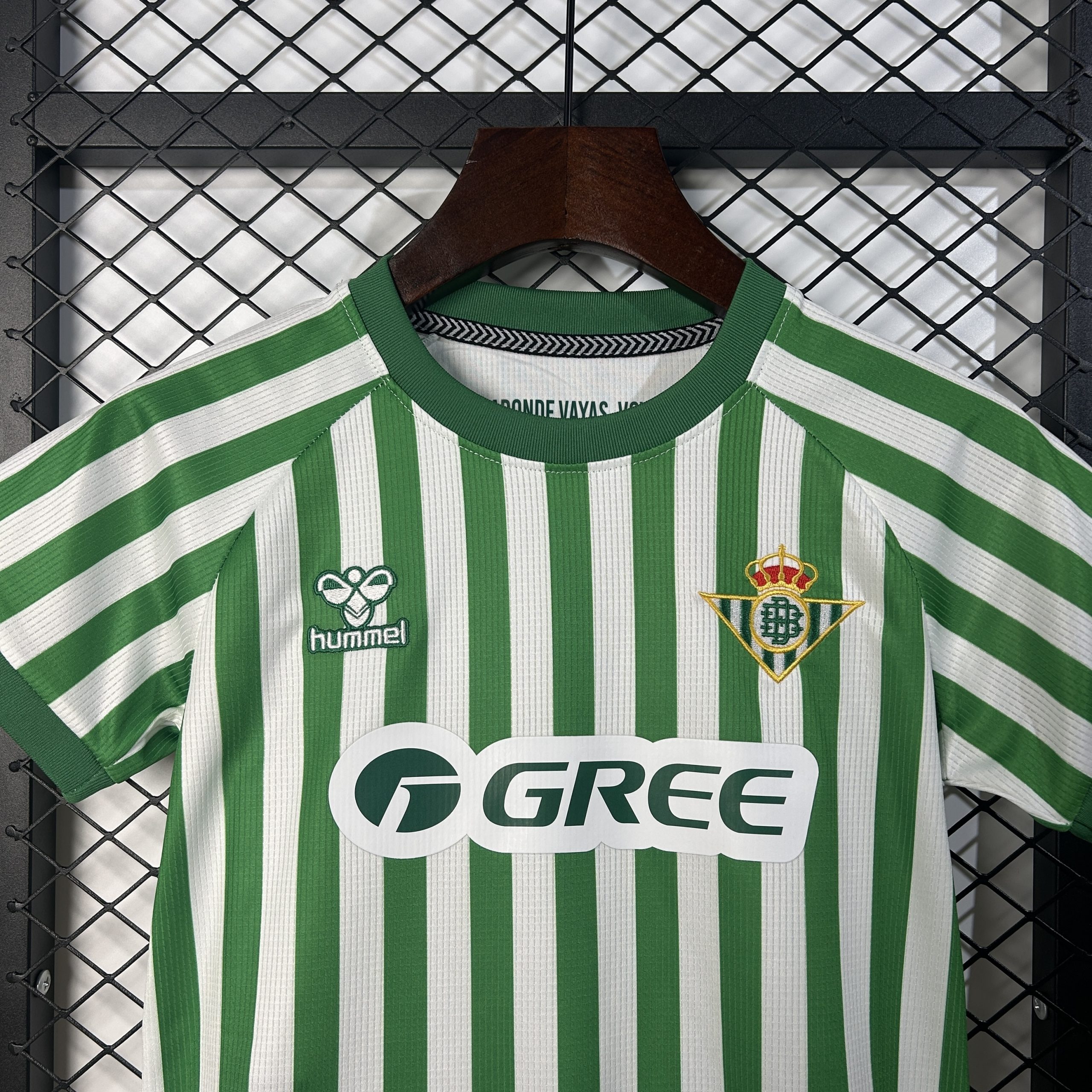 Real Betis the Conference League Final Kids Kit Jersey+Shorts 2024/25 - Image 2