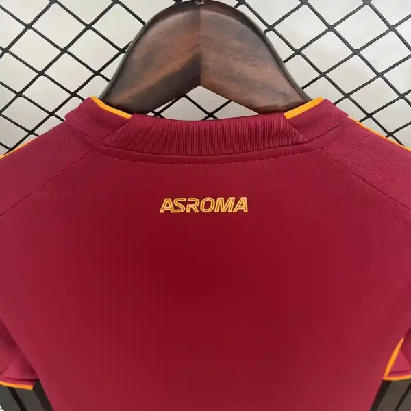 Roma Soccer Jersey Home Custom Shirt 2025/26 - Image 6