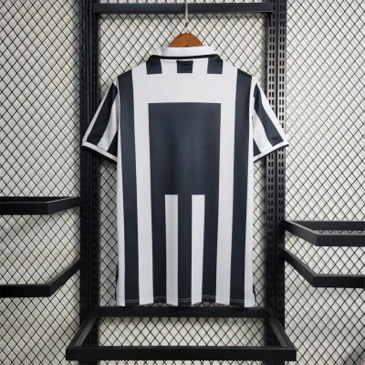 Alternative view of Juventus Retro Soccer Jersey Home Custom Shirt 1995-97