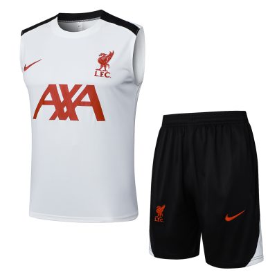 Liverpool Sleeveless Training Kit White 2025/26
