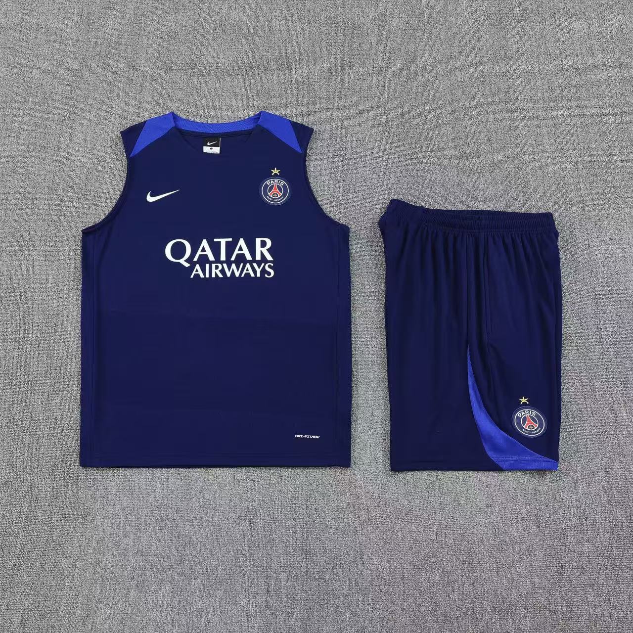 PSG Sleeveless Training Kit Blue 2025/26 - Image 3