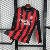 AC Milan Soccer Jersey Home Long Sleeves Custom Shirt 2025/26
