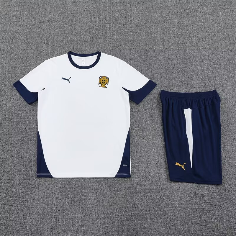 Portugal Training Jersey Kit White 2025 - Image 3