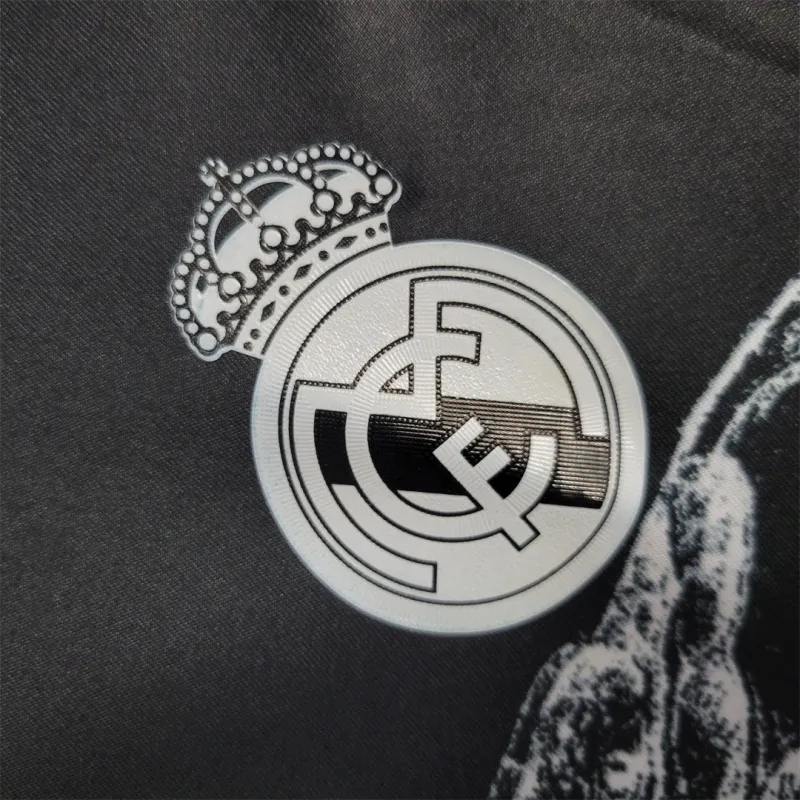 Real Madrid Retro Jersey Third Away Custom Long Sleeve Soccer Shirt 2014/15 - Image 5