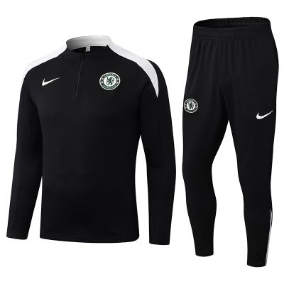 Chelsea Training Kit (Sweatshirt+Pants) Black 2025/26