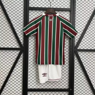 Alternative view of Fluminense FC Soccer Jersey Home Kids Kit Jersey+Shorts 2025-26