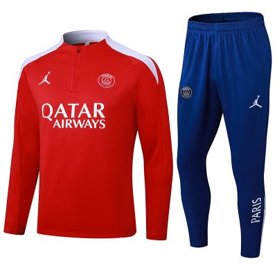 PSG Training Kit (Sweatshirt+Pants) Red 2025/26