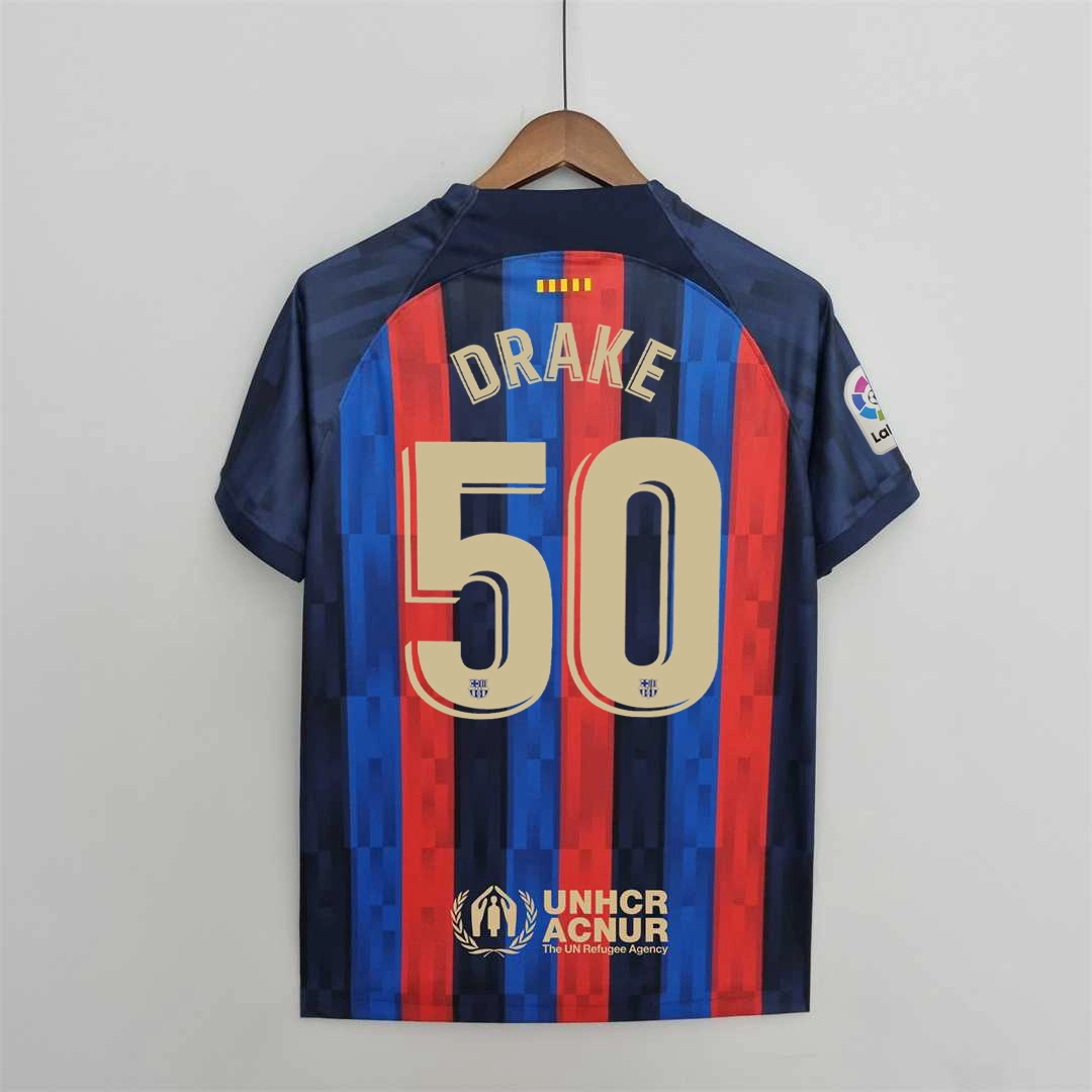 Barcelona Home Owl Version Soccer Jersey Custom Shirt 2022/23 - Image 2