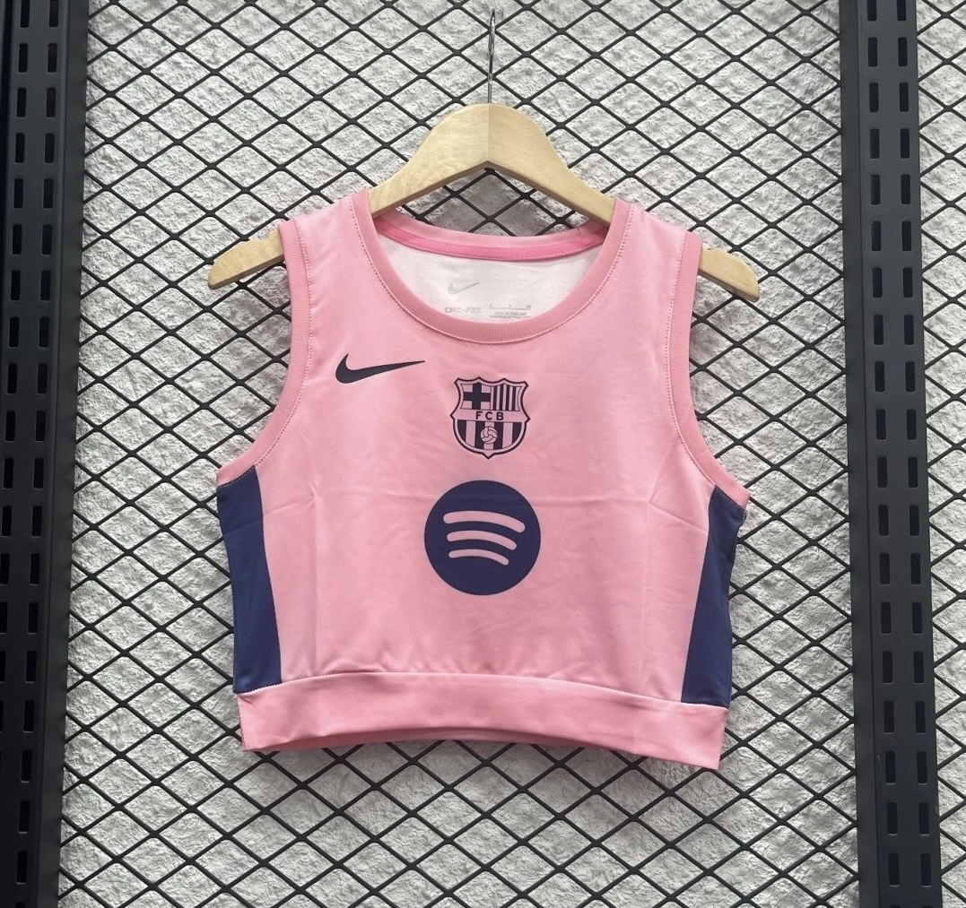 Barcelona Women's Vest Pink Special Edition Soccer Jersey 2025/26