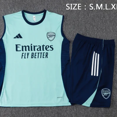 Alternative view of Arsenal Sleeveless Training Kit Green 2025/26