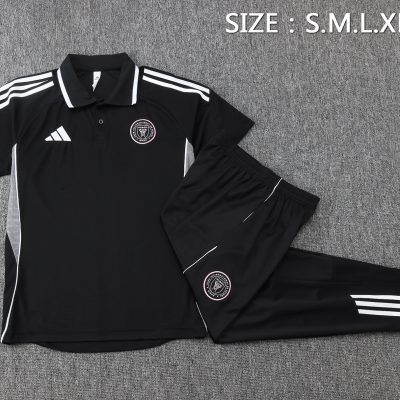 Alternative view of Inter Miami Training Kit (Polo+Pants) Black 2025
