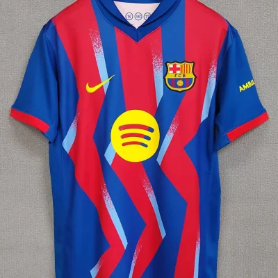 Barcelona Fourth Away Soccer Jersey Custom Shirt 2025/26