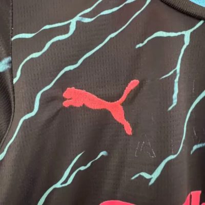 Alternative view of Manchester City Football Jersey Third Away Kids Kit Jersey+Shorts 2023/24