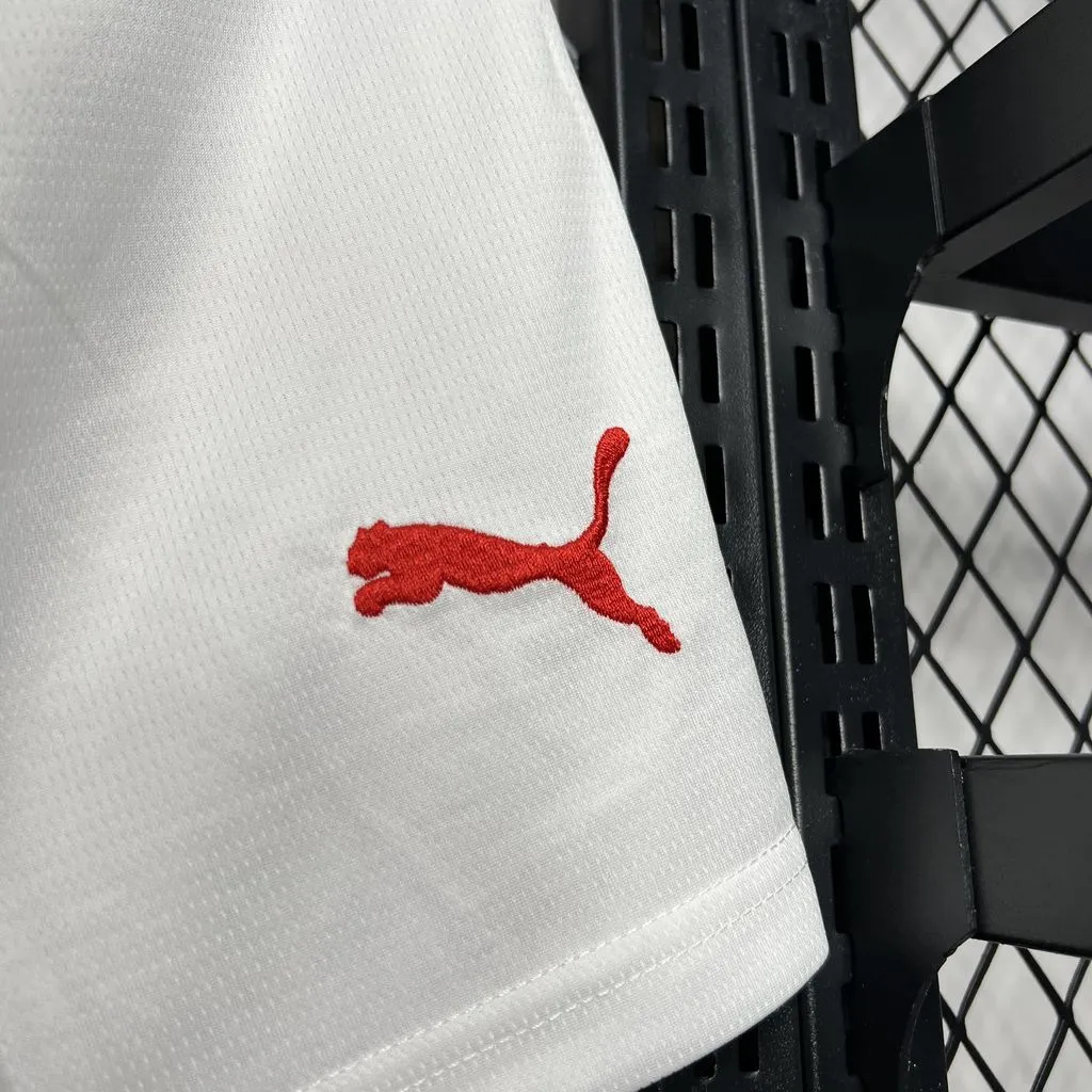 AC Milan Soccer Jersey Home Custom Shorts 2024/25 - Image 3