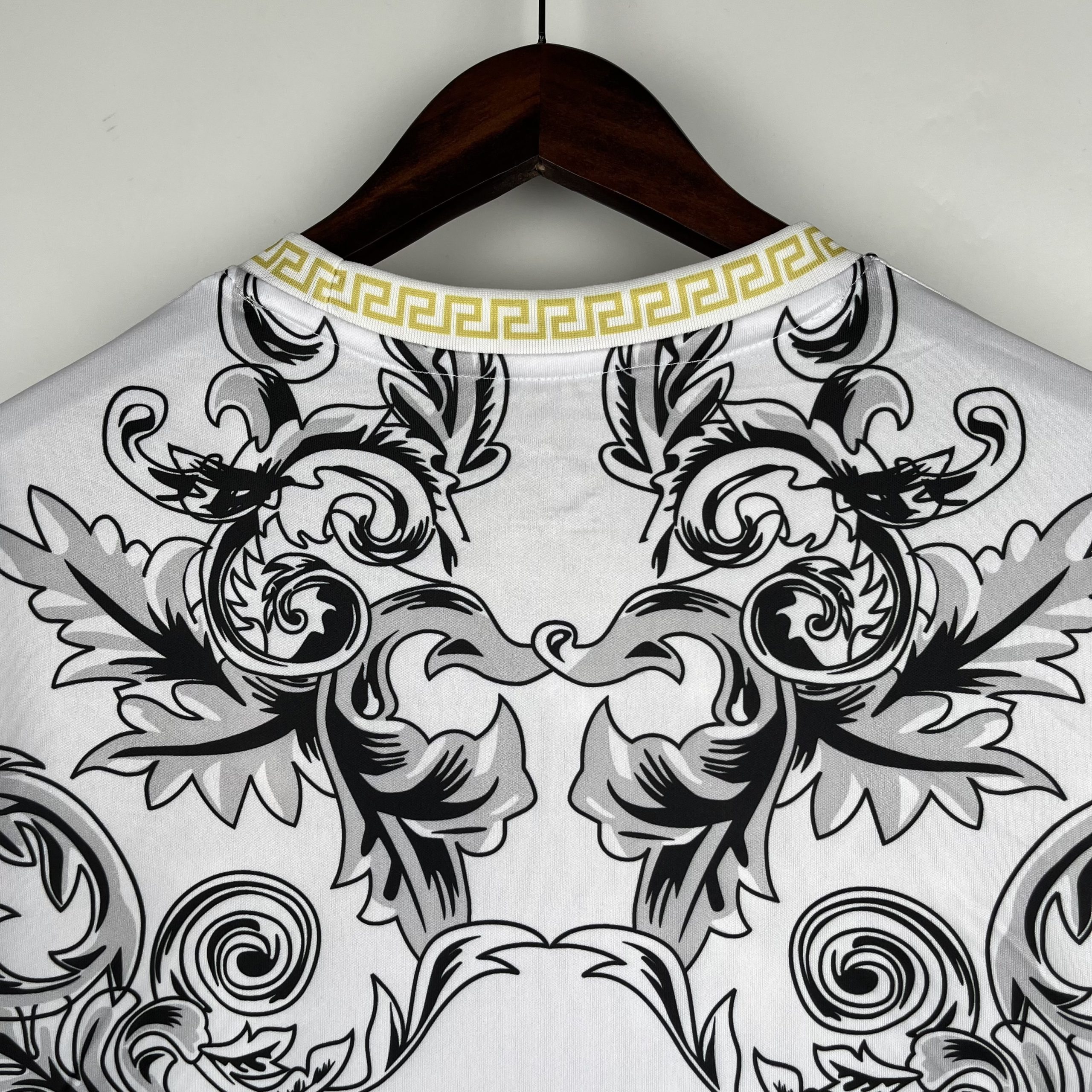 Italy Soccer Jersey x Versace White Special Edition Custom Shirt 2024 - Image 5