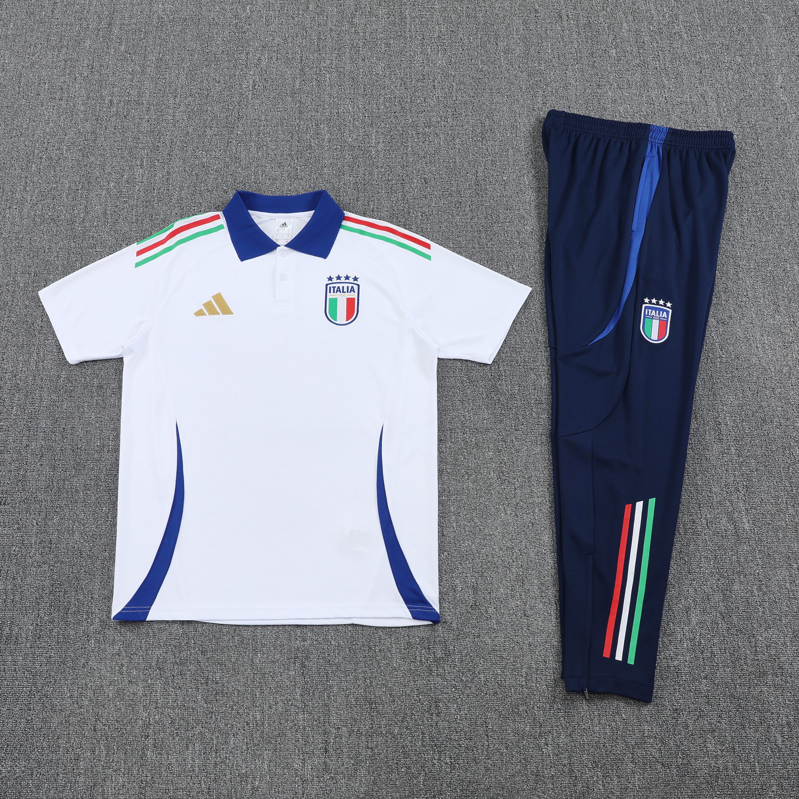 Italy Retro Training Kit (Polo+Pants) 2025 - Image 3