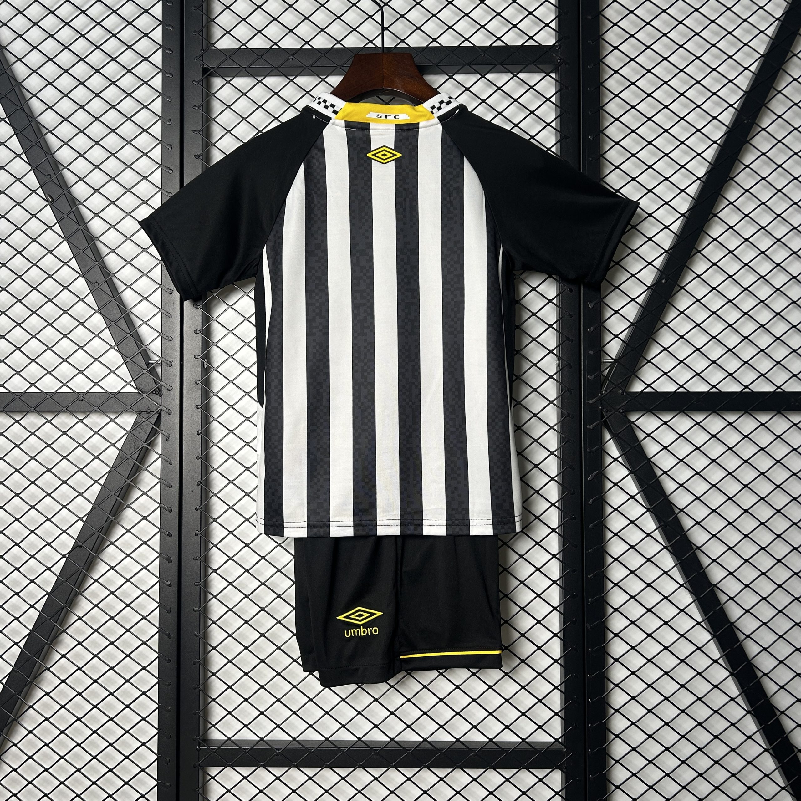 Santos FC Soccer Jersey Away Kids Kit Jersey+Shorts 2025 - Image 2