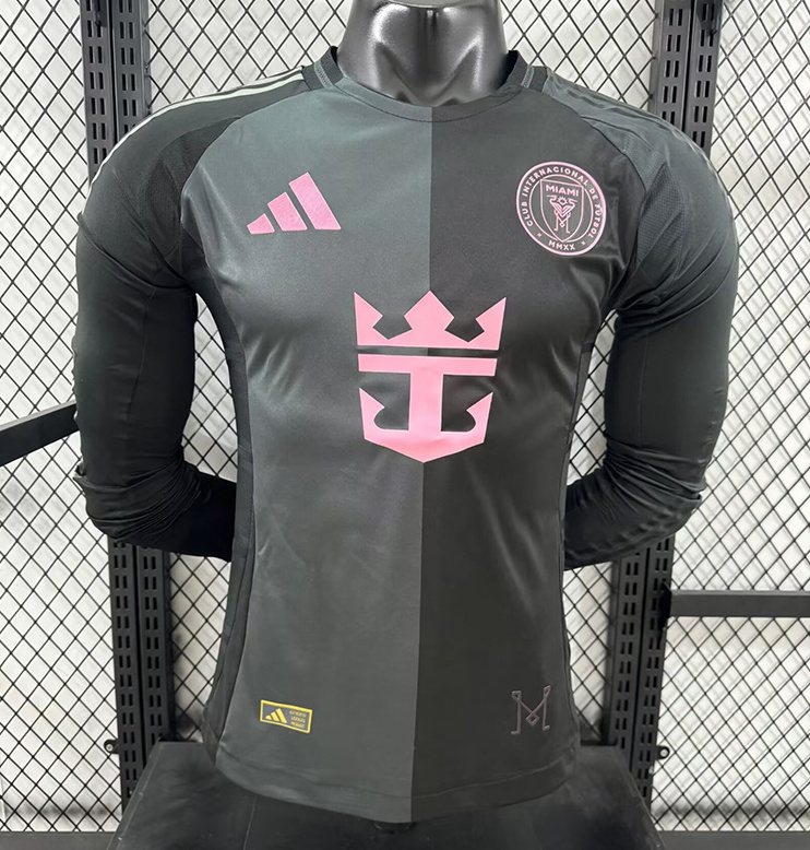 Inter Miami Soccer Jersey Away Long Sleeve Shirt 2025