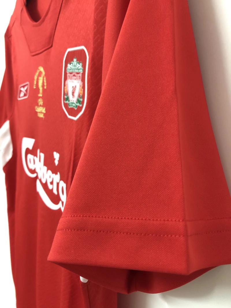 Liverpool Retro Football Jersey Home UCL Final Custom Shirt 2004/05 - Image 6