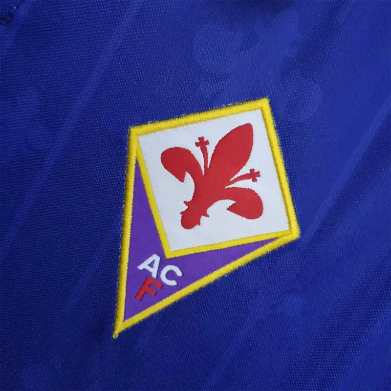 Fiorentina Retro Soccer Jersey Home Custom Shirt 1997/98 - Image 3