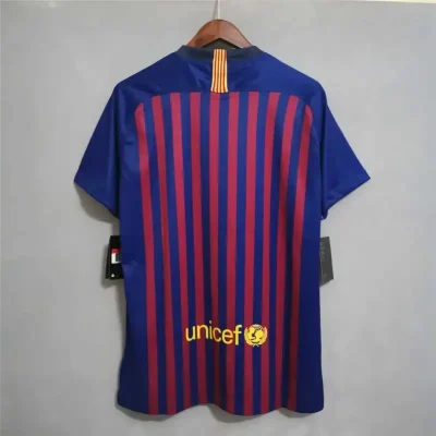 Alternative view of Barcelona Retro Jersey Home Soccer Shirt 2018-19