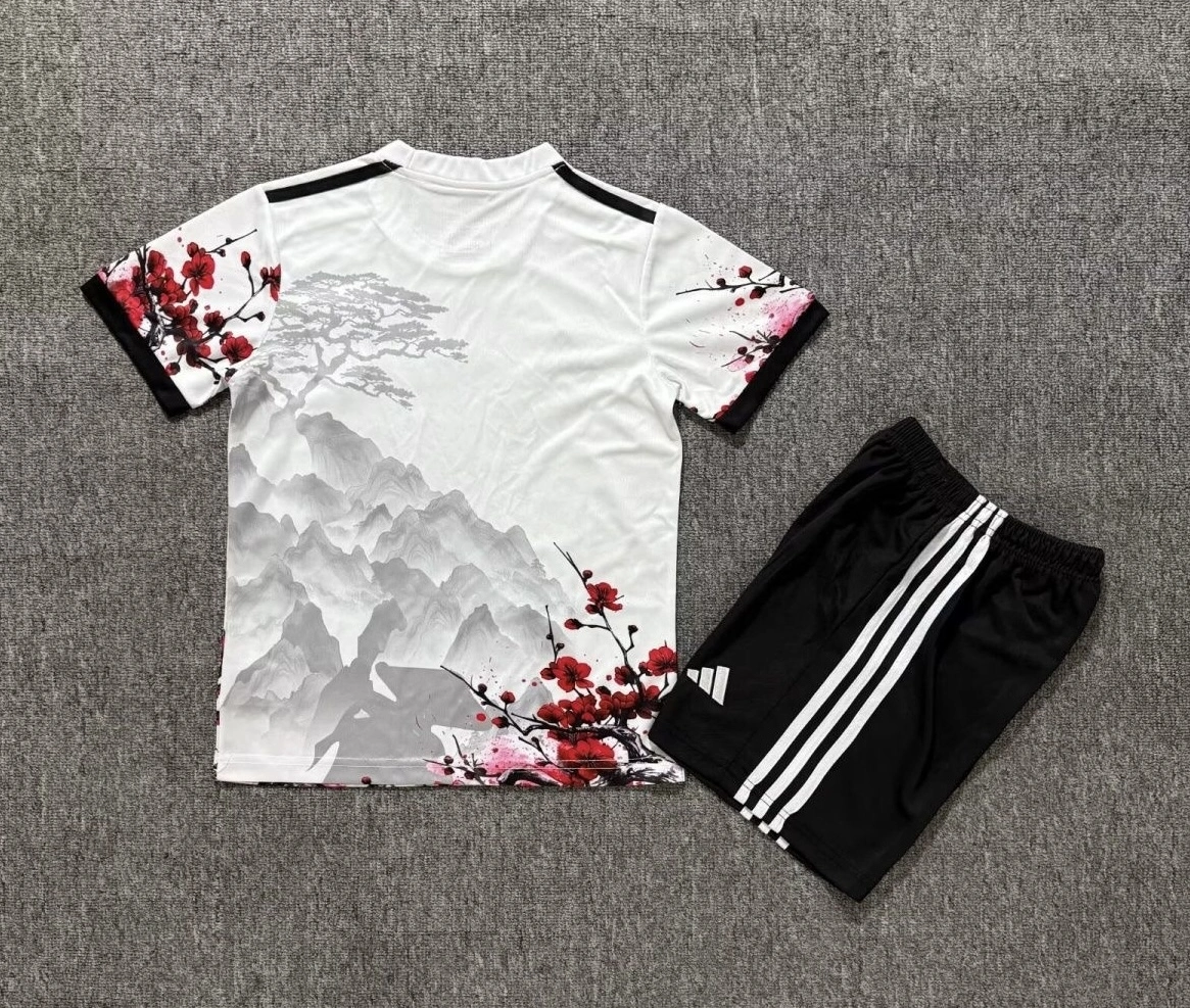 Japan Soccer Jersey Special Edition Kids Kit Jersey+Shorts 2025 - Image 2