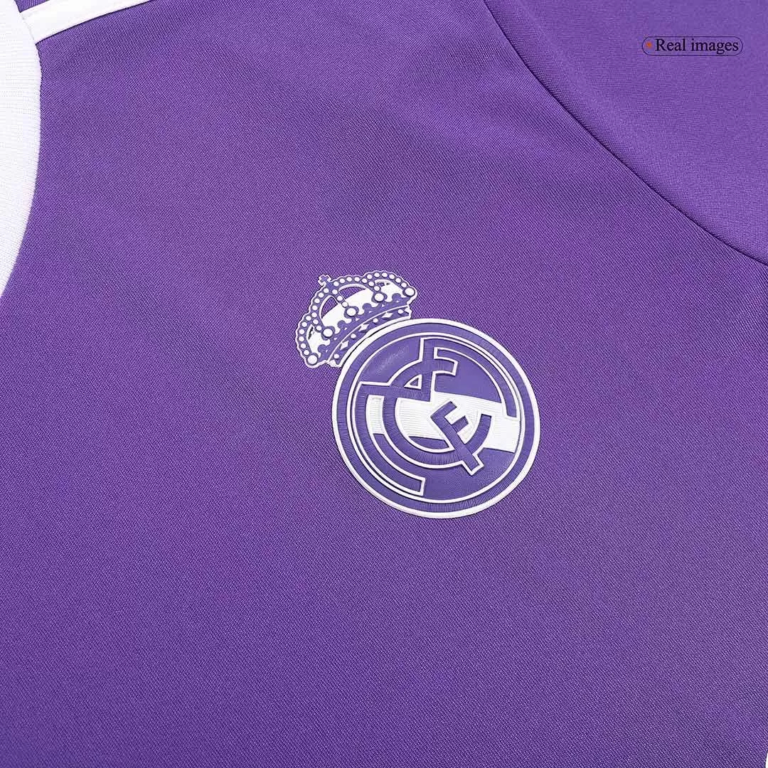 Real Madrid Retro Jersey Away Soccer Shirt 2016/17 - Image 6