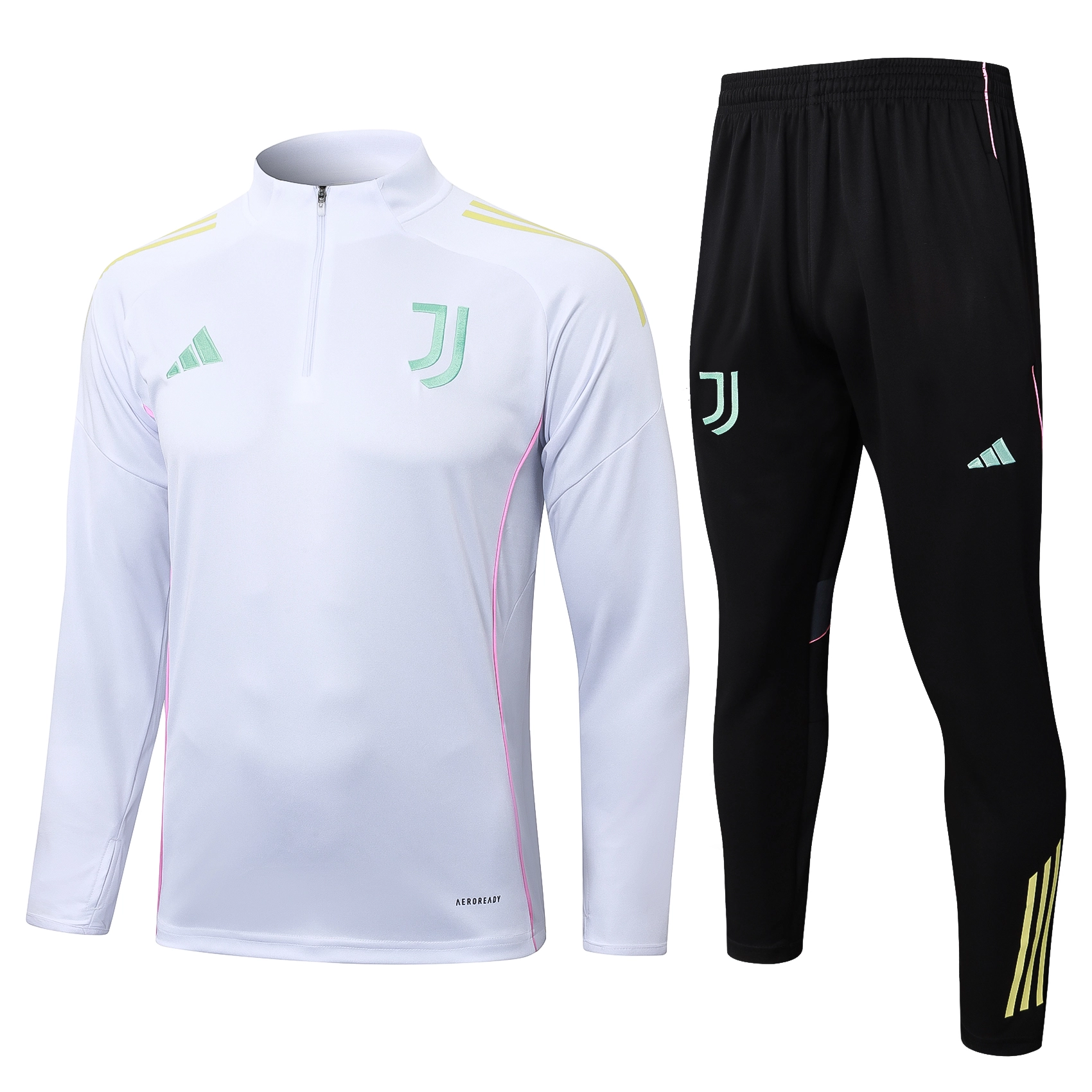 Juventus Training Kit (Sweatshirt+Pants) White 2025/26
