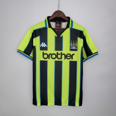 Manchester City Retro Away Football Jersey Shirt 1998/99