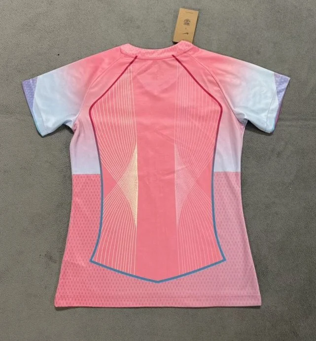 Barcelona Soccer Jersey Women's Pink Special Edition Custom Shirt 2025/26 - Image 2