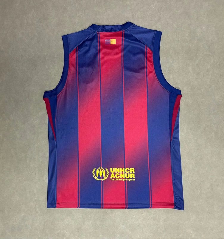 Barcelona Home Soccer Jersey Custom Vest 2025/26 - Image 2