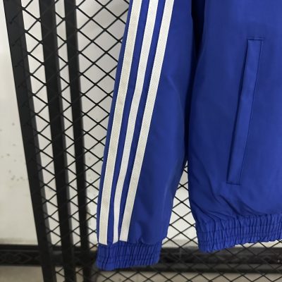 Alternative view of Italy Reversible Double-Sides Windbreaker Jacket Blue&White 2025