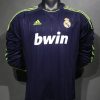 Real Madrid Retro Jersey Away Long Sleeve Soccer Shirt 2012/13