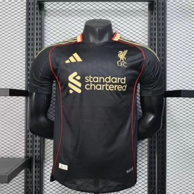 Liverpool Football Jersey Black Special Edition Shirt 2025/26