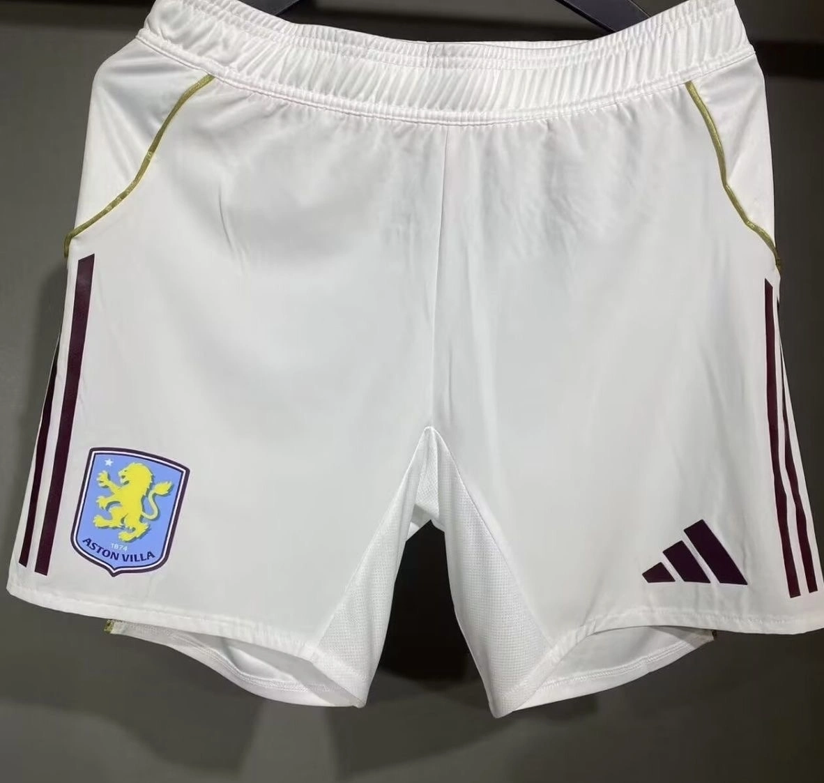 Aston Villa Football Jersey Home Shorts 2025/26