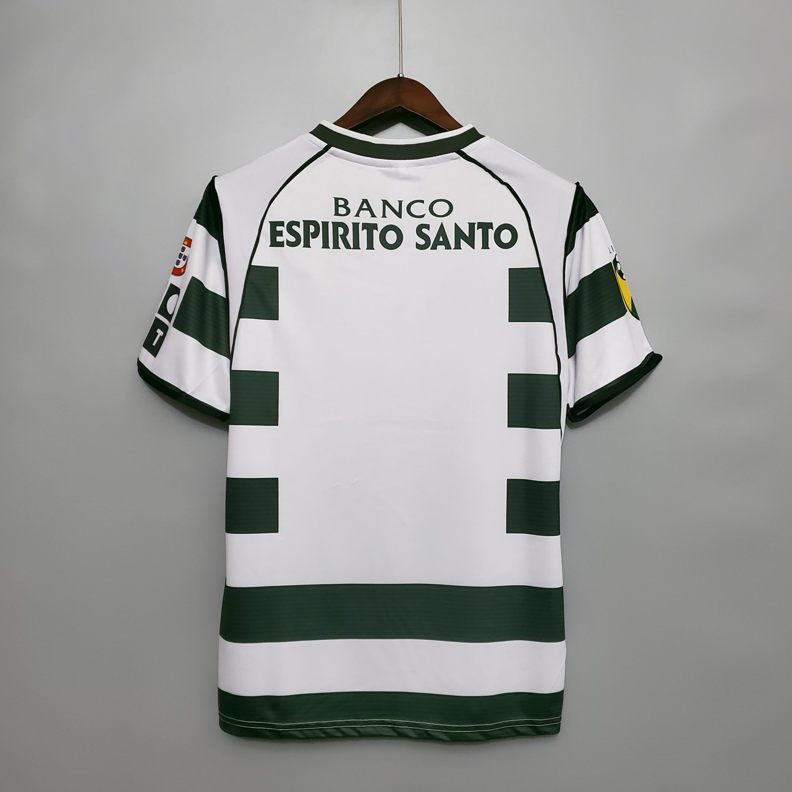 Sporting CP Retro Soccer Jersey Home Custom Shirt 2001/03 - Image 2