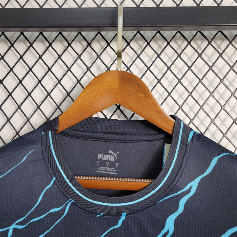 Manchester City Football Jersey Third Away Long Sleeve Shirt 2023/24 - Image 3