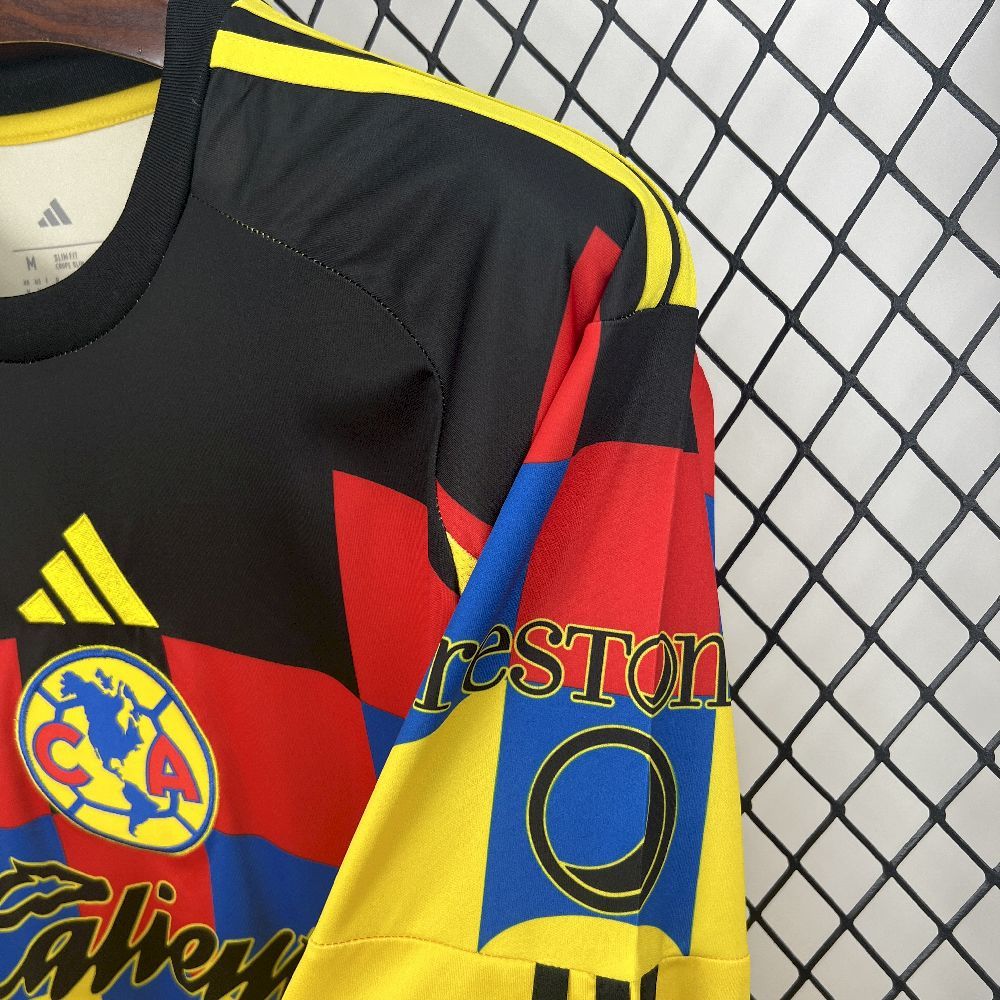 Club America Soccer Jersey Home Long Sleeve Custom Shirt 2025/26 - Image 4