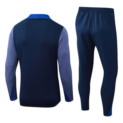 Alternative view of PSG Training Kit (Sweatshirt+Pants) Navy&Blue 2025/26
