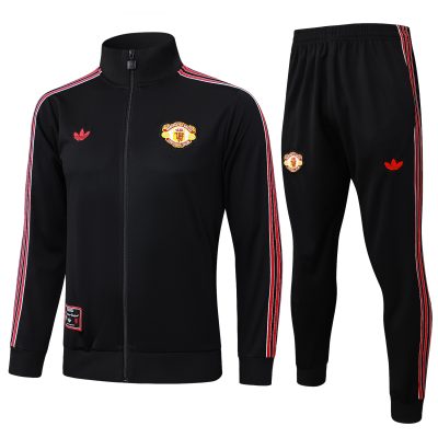 Manchester United Terrace Icons Training Kit (Jacket+Pants) Black 2025/26
